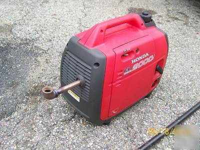 Honda EU2000I portable generator extended exhaust