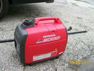 Honda EU2000I portable generator extended exhaust