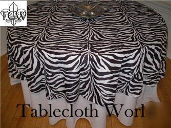 Tablecloth zebra 90