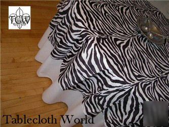 Tablecloth zebra 90