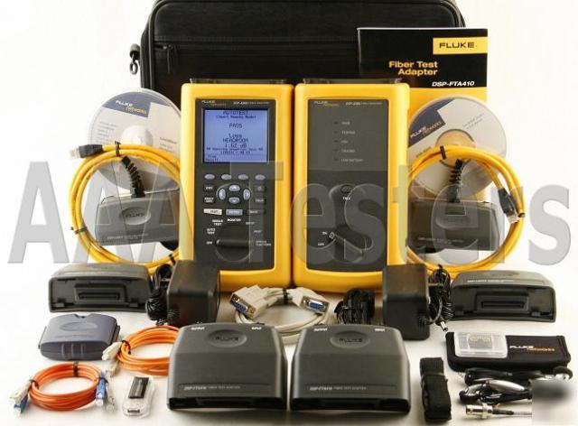 Fluke dsp-4300 CAT6 DSP4300 FTA410 mm fiber dsp-FTA410