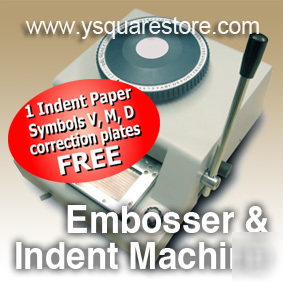 New indent print pvc card machine + embosser 2IN1+v,m,d