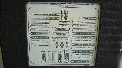 Professional aircraft / aviation electrical tool kit