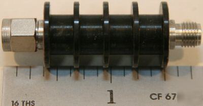 Weinschel 41-6-12 attenuator 6DB 0-18GHZ 10W <1.35 swr