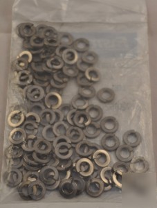 100 fastenal stainless steel s/s 1/4 split lock washers