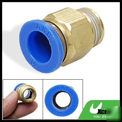 12 x 16.5MM straight connector push in male fittings