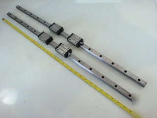 2X nsk LS20 linear bearing slide for cnc router machine