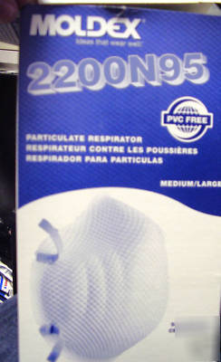 40 moldex 2200 N95 respirator mask 