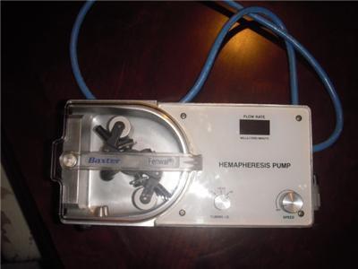 Baxter fenwal hemapheresis pump patent 4.221.543
