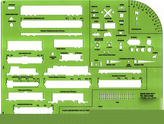 Bear-aide railroad template