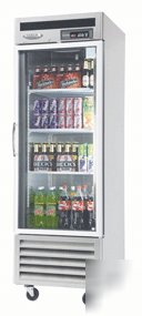 New turbo air maximum 1 glass door refrigerator MSR23G1