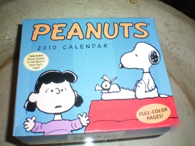 Peanuts 2010 daily boxed calendar~day to day~full color