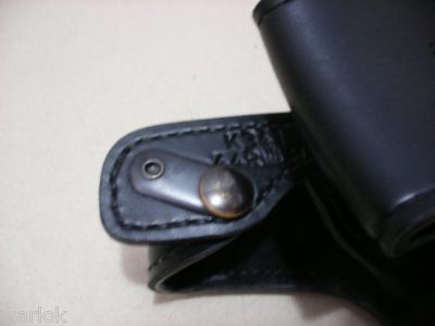 Police duty belt/gould leather lh holster/left handed