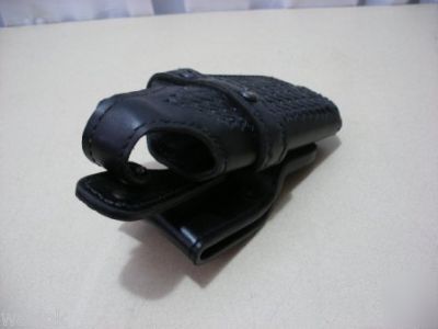 Police duty belt/gould leather lh holster/left handed