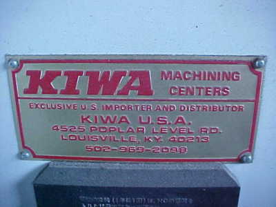 Cnc machining center kiwa fanuc 10M 3 axes mill