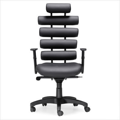 Zuo modern unico office chair in black