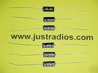 10UF @ 50V axial leaded electrolytic capacitors :qty=25
