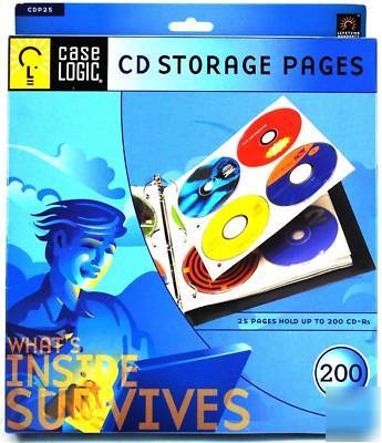 Case logic cd storage pages - 19 pages in box
