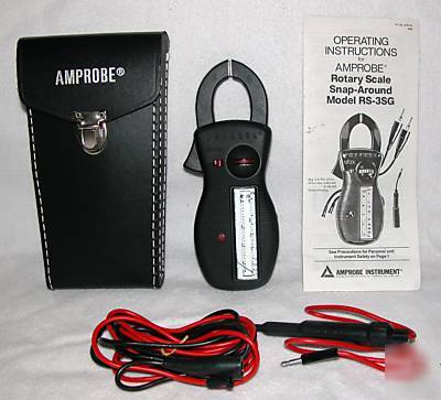 Clamp on rotary scale amprobe meter rs-3SG