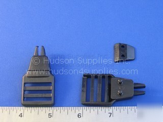 Fixlock FXA925 clip suspender buckle black (2 sets)