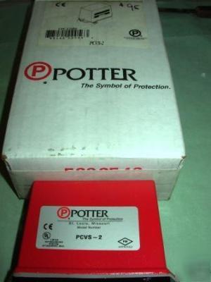 Potter fire alarm pcvs-2 post indicator butterfly valve