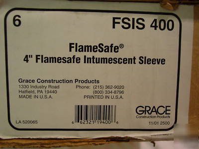 Rectorseal grace flamesafe fsis 400 intumescent sleeve 