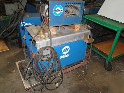 Miller tig welder dialarc hf w cooler excellent 