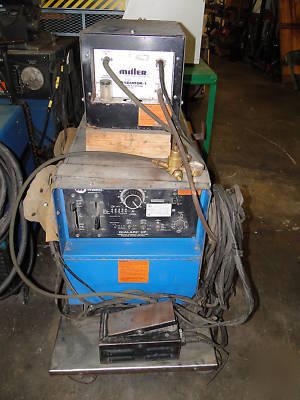 Miller tig welder dialarc hf w cooler excellent 