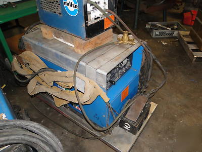 Miller tig welder dialarc hf w cooler excellent 