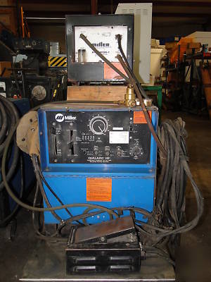 Miller tig welder dialarc hf w cooler excellent 