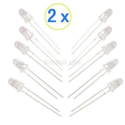 20 pcs high power 5MM 15000MCD led emitting diode light