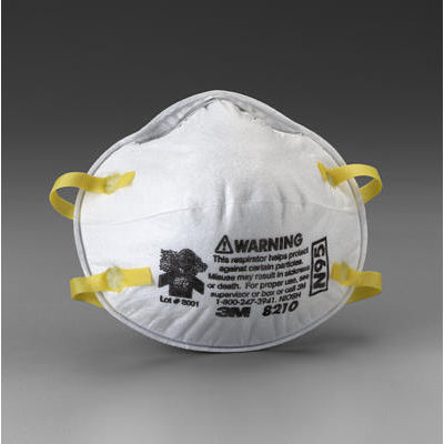 8210 - 3Mâ„¢ particulate respirator N95 masks-box of 20