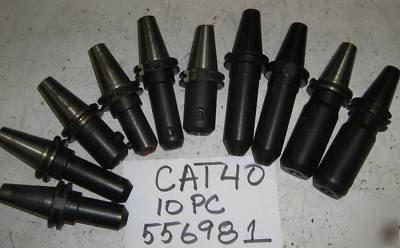 Cat 40 end mill holder 10 each great shape lot