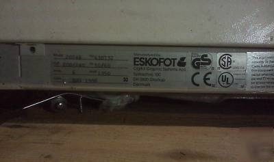 Eskofot eskoscan 2024E hires flatbed ccd scanner