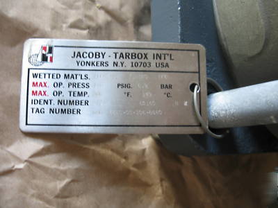 Jacoby-tarbox 4IN bulls-eye sight flow indicator w/ qd