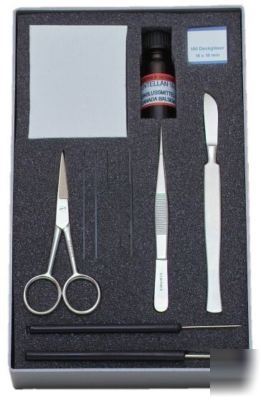 Microscope slide preparation kit