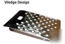 New - wedge style aluminum curb ramp - 27