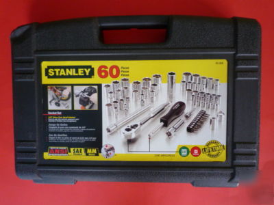 Stanley 92-809 maxdrive 60-piece 1/4 and 3/8-inch stan 
