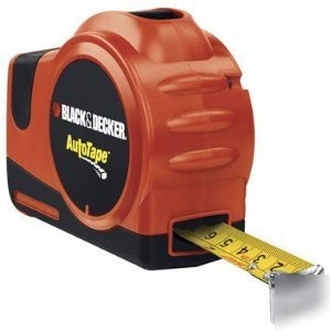 New black & decker 25 ft autotape ATM100 tape measure