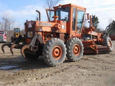 1988 champion 740A motor grader 14'blade,cummins,ripper