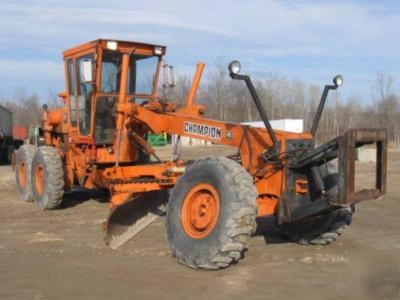 1988 champion 740A motor grader 14'blade,cummins,ripper