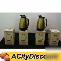 4 thermo-serv insulated dining coffee beverage pitchers