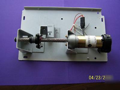 Dc leadscrew motor assembly with encoder