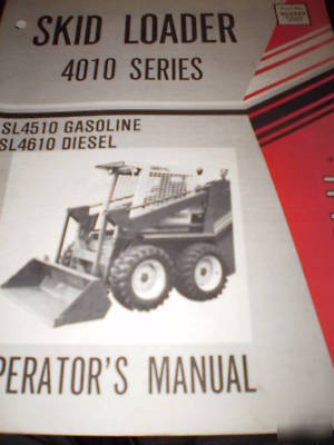 Gehl 4010 series skid loader operators manual