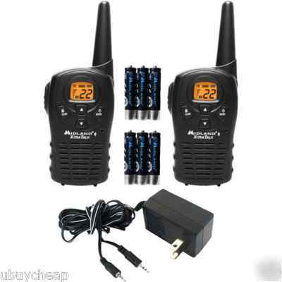 Midland LXT112VP x-tra gmrs 2 way radio pack 14 mile
