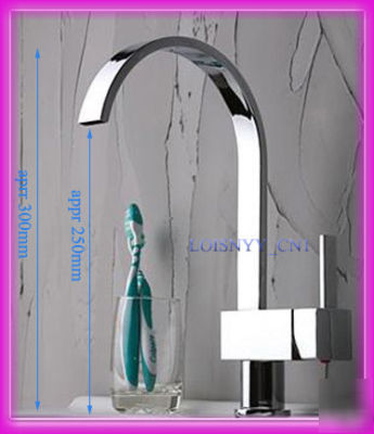 Swivel chrome faucet kitchen / bathroom mixer tap C21