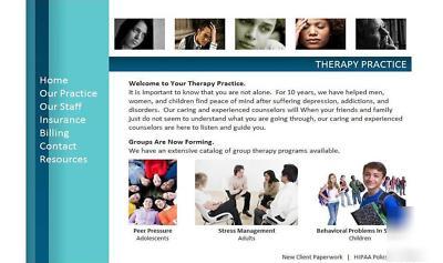 Website - therapy & psychology practice