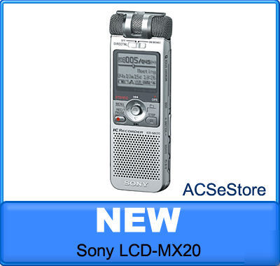 Sony icd-MX20 memory stick media digital voice recorder