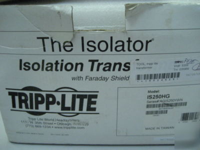 Tripp-lite the isolator IS250HG transformer+faraday 