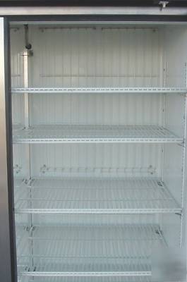 True gdm-49F freezer swing glass door merchandiser